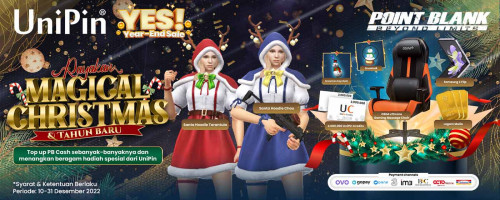 [Year-End Sale] Rayakan Magical Christmas & New Year dengan Top up PB Cash dan Menangkan Hadiah Puluhan Juta Rupiah